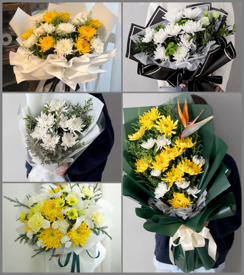 广东湛江市廉江市和寮镇凤飞村白事花束代送